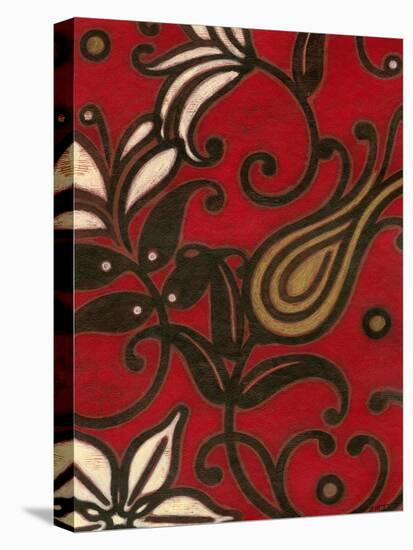 Scarlet Textile I-Norman Wyatt Jr.-Stretched Canvas