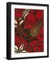 Scarlet Textile I-Norman Wyatt Jr.-Framed Art Print