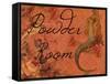 Scarlet Vintage Mermaid Powder Room-sylvia pimental-Framed Stretched Canvas