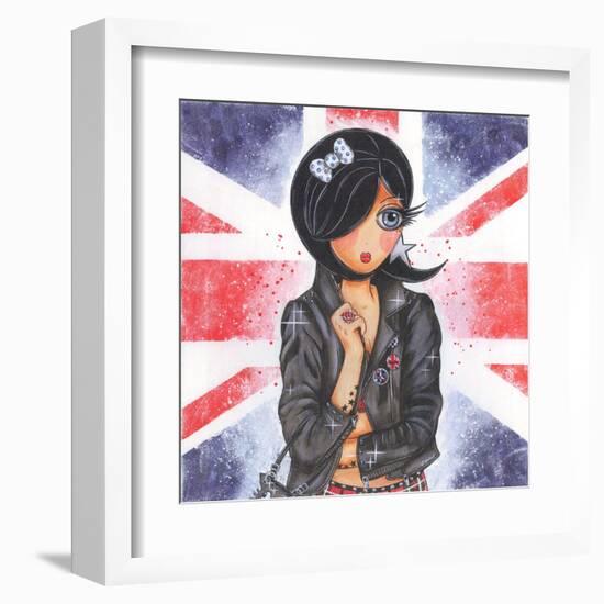 Scarlett À Londres-Stéphanie Holbert-Framed Art Print