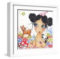 Scarlett, Kawai-Stéphanie Holbert-Framed Art Print