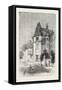 Scarron's House at Le Mans, France, 1871-null-Framed Stretched Canvas