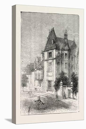 Scarron's House at Le Mans, France, 1871-null-Stretched Canvas