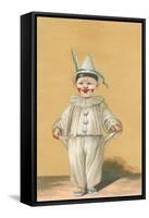 Scary Child Clown-null-Framed Stretched Canvas