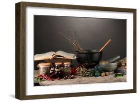 Scary Halloween Laboratory-Yastremska-Framed Photographic Print