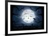 Scary Halloween Night-losw-Framed Premium Giclee Print