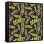 Scary Scary Pattern-Lauren Ramer-Framed Stretched Canvas