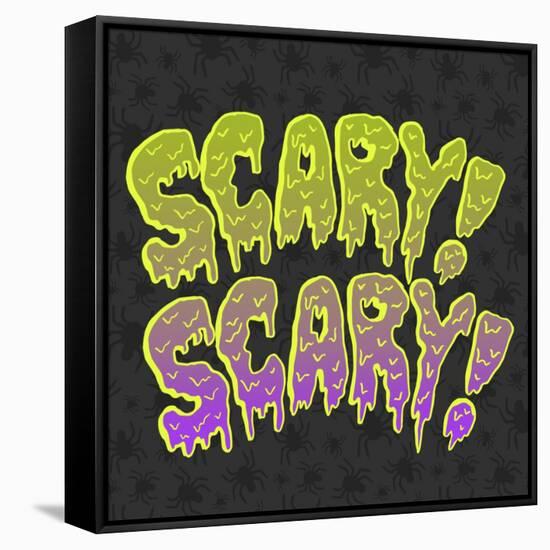 Scary Scary-Lauren Ramer-Framed Stretched Canvas