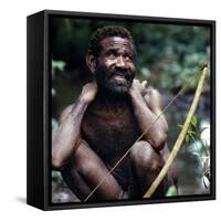 Scattered Bands of Batwa Pygmies Hunt and Fish in the Semliki Forest of Western Uganda-Nigel Pavitt-Framed Stretched Canvas