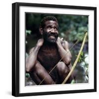 Scattered Bands of Batwa Pygmies Hunt and Fish in the Semliki Forest of Western Uganda-Nigel Pavitt-Framed Photographic Print