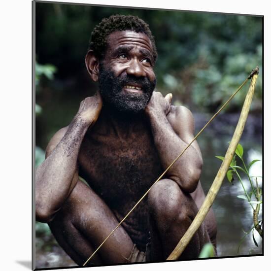 Scattered Bands of Batwa Pygmies Hunt and Fish in the Semliki Forest of Western Uganda-Nigel Pavitt-Mounted Photographic Print