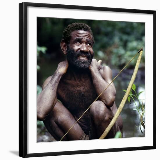 Scattered Bands of Batwa Pygmies Hunt and Fish in the Semliki Forest of Western Uganda-Nigel Pavitt-Framed Photographic Print