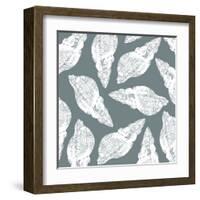 Scattered Shells I-Sabine Berg-Framed Art Print