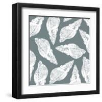 Scattered Shells I-Sabine Berg-Framed Art Print