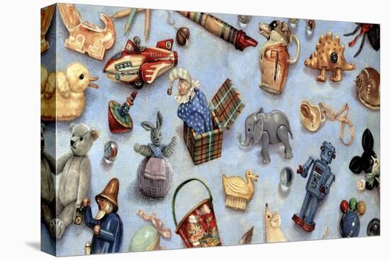 Scattered Toys-Anne Yvonne Gilbert-Stretched Canvas