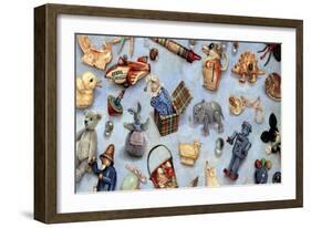 Scattered Toys-Anne Yvonne Gilbert-Framed Giclee Print