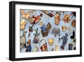 Scattered Toys-Anne Yvonne Gilbert-Framed Giclee Print