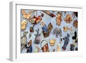 Scattered Toys-Anne Yvonne Gilbert-Framed Giclee Print