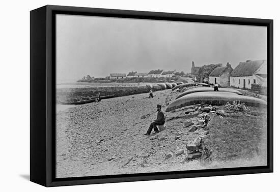 Scattery Island, Kilrush, County Clare, C.1890-Robert French-Framed Stretched Canvas