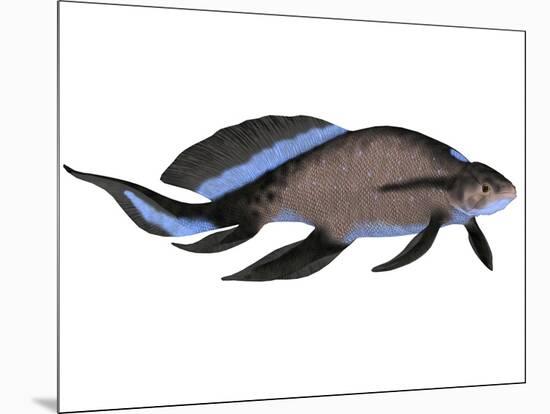 Scaumenacia Is an Extinct Genus of Lobe-Finned Fish-null-Mounted Art Print