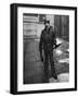 Scavenger Boy, Who Cleans Up Horse Droppings in the Road, London, 1926-1927-null-Framed Giclee Print