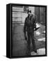 Scavenger Boy, Who Cleans Up Horse Droppings in the Road, London, 1926-1927-null-Framed Stretched Canvas