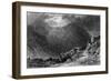 Scawfell Pikes, Lake District-Thomas Allom-Framed Art Print