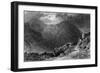 Scawfell Pikes, Lake District-Thomas Allom-Framed Art Print