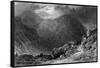 Scawfell Pikes, Lake District-Thomas Allom-Framed Stretched Canvas