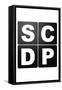 SCDP Agency Logo Television-null-Framed Stretched Canvas