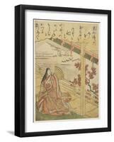 Scene 3: Autumn Night, Late 18th Century-Katsukawa Shunsho-Framed Giclee Print