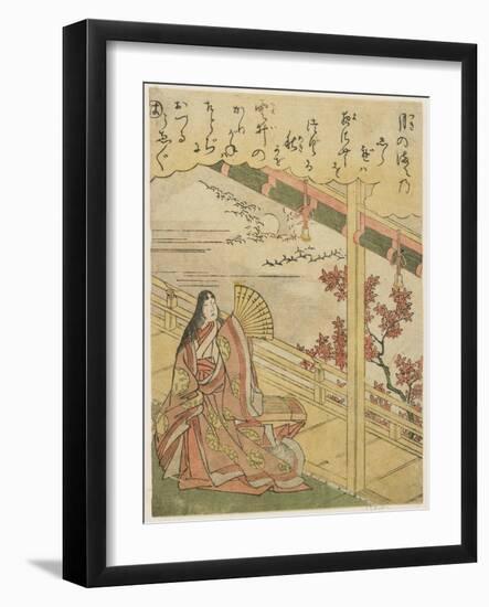 Scene 3: Autumn Night, Late 18th Century-Katsukawa Shunsho-Framed Giclee Print