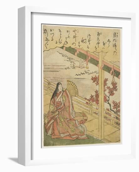 Scene 3: Autumn Night, Late 18th Century-Katsukawa Shunsho-Framed Giclee Print