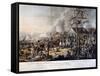 Scene after the Battle of Waterloo, 18th June 1815-German School-Framed Stretched Canvas