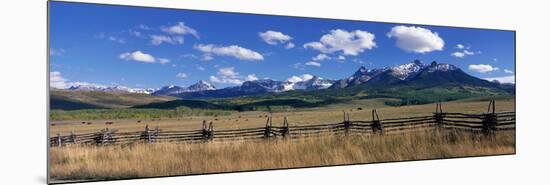 Scene Along Last Doller Road North of Telluride Colorado USA-null-Mounted Photographic Print