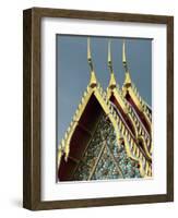 Scene around the Wat Arun Temple in Bangkok Thailand-Dan Bannister-Framed Photographic Print