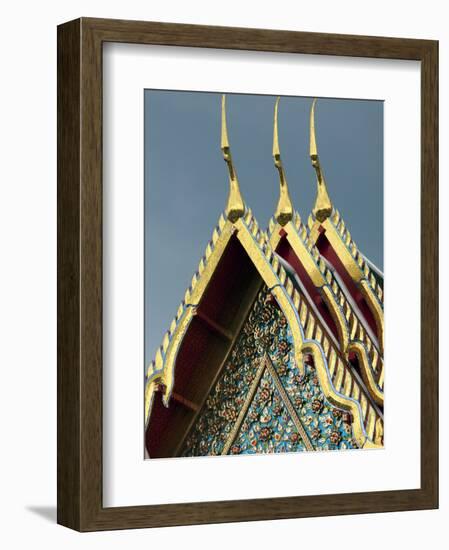 Scene around the Wat Arun Temple in Bangkok Thailand-Dan Bannister-Framed Photographic Print