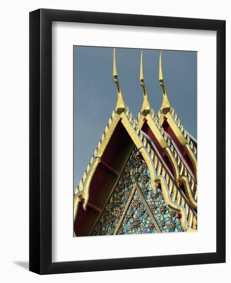 Scene around the Wat Arun Temple in Bangkok Thailand-Dan Bannister-Framed Photographic Print