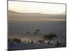 Scene at a Maasai Manyatta, or Homestead, at Dawn in an Arid Part of Northern Tanzania-Nigel Pavitt-Mounted Photographic Print