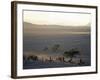 Scene at a Maasai Manyatta, or Homestead, at Dawn in an Arid Part of Northern Tanzania-Nigel Pavitt-Framed Photographic Print