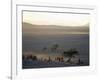 Scene at a Maasai Manyatta, or Homestead, at Dawn in an Arid Part of Northern Tanzania-Nigel Pavitt-Framed Photographic Print