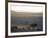 Scene at a Maasai Manyatta, or Homestead, at Dawn in an Arid Part of Northern Tanzania-Nigel Pavitt-Framed Photographic Print