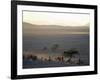 Scene at a Maasai Manyatta, or Homestead, at Dawn in an Arid Part of Northern Tanzania-Nigel Pavitt-Framed Photographic Print