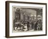 Scene at a Railway Station on the Arrival of a Train with Wounded-null-Framed Giclee Print