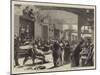 Scene at a Railway Station on the Arrival of a Train with Wounded-null-Mounted Giclee Print