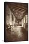 Scene at Carmel Mission, California Coast-Vincent James-Stretched Canvas