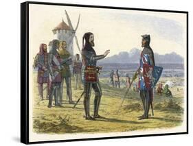 Scene at Crecy 1346-James Doyle-Framed Stretched Canvas