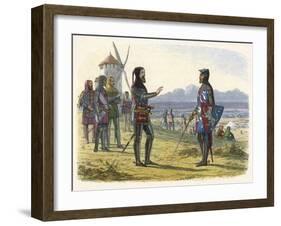 Scene at Crecy 1346-James Doyle-Framed Art Print