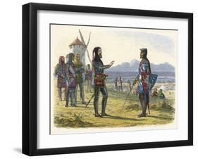 Scene at Crecy 1346-James Doyle-Framed Art Print