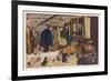 Scene at Euston Station-null-Framed Premium Giclee Print